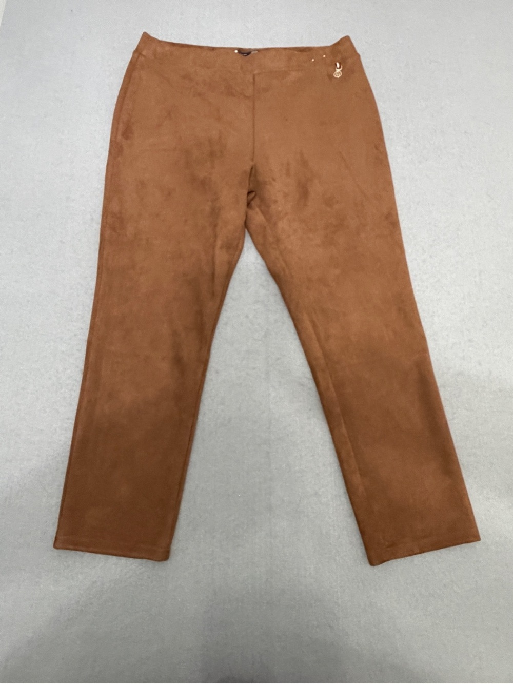 Women’s Tommy Hilfiger Brown Faux Suede Pants Size XL
